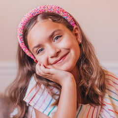 FROG SAC headband with no-slip velvet lining stays secure during activities