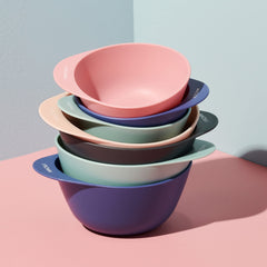 Fromm mixing bowl highlights 16-ounce capacity for larger color applications.