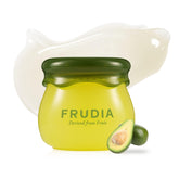 FRUDIA Avocado Cica Relief balm-tube close-up for deep hydration and soothing lip care.
