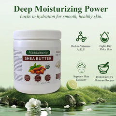 FSbbTaibanle raw unrefined shea butter with natural texture for DIY skincare