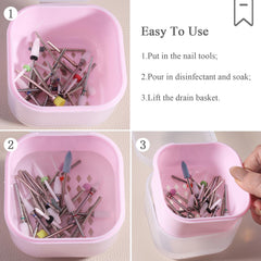 FSpronail transparent-outbox with sealed lid protects tools from dust and leaks.