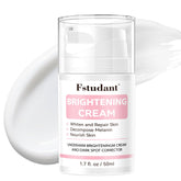 Fstudant Skin Brightening Cream bottle with pump for quick, even-toning daily use.