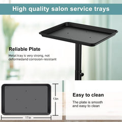 Fuehomue salon tray height adjustable: ergonomic range 22–38 inches for comfort