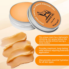 FUERHPSH Therawolf Neuro Balm application on hand demonstrates easy rub-in for daily relief.