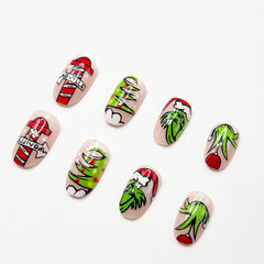 FUKIDOG full-cover winter acrylic nails deliver a seamless, durable manicure