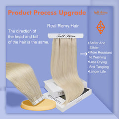 Full Shine double-sided tape closeup highlighting strong adhesive for secure wear.