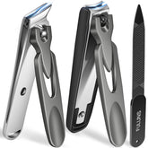 FULUNS nail clippers set boxed for gifting and easy storage.