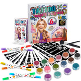 FUN KIDZ tattoo kit case and markers for portable kid-friendly body art