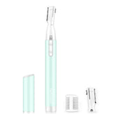 Funstant Eyebrow Trimmer in hand for precise brow grooming on the go