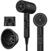 FUNTIN hair dryer showing ionic ceramic technology for fast, frizz-reducing drying