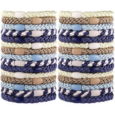 Funtopia hair ties thick hair collection: soft woven comfort for daily wear.