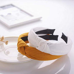 Funtopia knotted headbands cross-knot detail highlights stylish centerpiece.