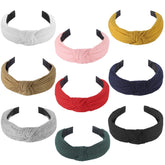 Funtopia knotted headbands soft-wrap close-up for silky feel and comfort.