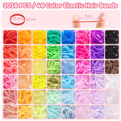 Funtopia soft elastic hair ties 15mm by 2mm are gentle on delicate strands.