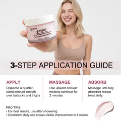Fuputo B-TIGHT quick-absorb closeup demonstrates fast hydration without residue.