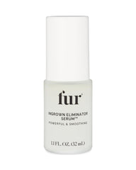 Fur Ingrown Eliminator Serum bottle closeup ready for post-hair removal care.
