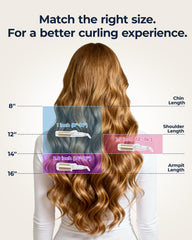 FURIDEN Lite three temperature settings for adjustable frizz control.