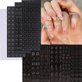 Furimuk airbrush nail stencils butterfly design for quick, eye-catching DIY manicures.