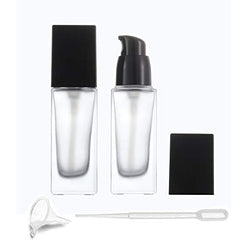 Furnido square 30ml bottle with pump highlighting compact packaging.