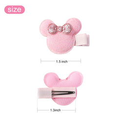 Furutonhe glitter mouse ears gold closeup highlighting sparkly finish for party-ready look.