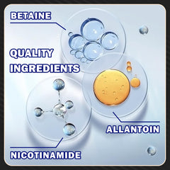 Fusang facial sheet mask application on skin shows lightweight texture for easy use.