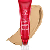 FV foundation waterproof matte finish bottle shows long-wear coverage in natural beige