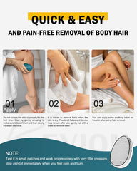 FVION Ergonomic hair eraser handle enables precise control during use