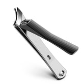 FVION Slanted Edge Nail Clippers side view with ergonomic grip for easier trims