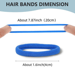 FVOLREM colorful hair-ties closeup showing multicolor options for outfits