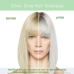 Fvquhvo 3-in-1 hair dye shampoo close-up shows color, cleansing, and conditioning