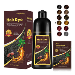 Fvquhvo chestnut brown dye shampoo bottle shows instant color effect
