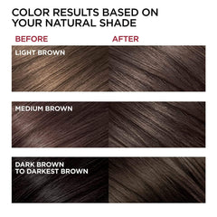 Fvquhvo natural instant 3-in-1 hair color shampoo use with gloves.