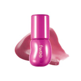 Fwee 3D Voluming Gloss Currant 70% swatch shows rich pigment and high shine.