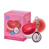 Fwee Blurry Pudding Pot closeup shows creamy pigment for natural blush and lips