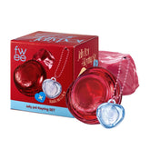 Fwee Glowy Jelly Pot Juicy Punch close-up shows dewy lip color for radiant look