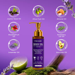 FWPTEI Vitae Charm closeup of oil texture highlights fast-absorbing, non-greasy hydration.