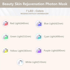Fxtiaa LED Face Tool side view, portable and easy-to-assemble for home use.