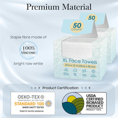 FYGRIP double-sided towels reveal textured side for deep cleansing and smooth side for gentle wiping.
