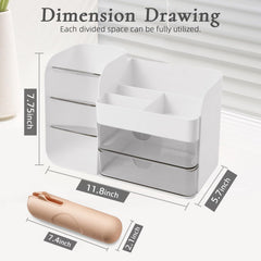 FZHZZ travel makeup brush holder with closure keeps brushes organized on the go.