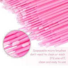 G2PLUS Micro Swabs used for eyelash extensions to reach tiny areas