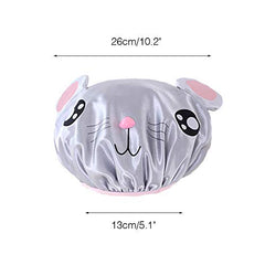 G2PLUS double-layer waterproof shower cap protects hair during bath time and splashes.