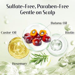 Gaayou Batana Oil warmed in hands for easy scalp massage