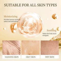 Gaayou Warm Vanilla Bean Oil after shower promotes soft, hydrated skin.