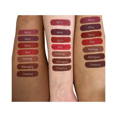 Gabriel Cosmetics Classic Lip Liner Berry swatch shows rich berry shade for versatile looks.