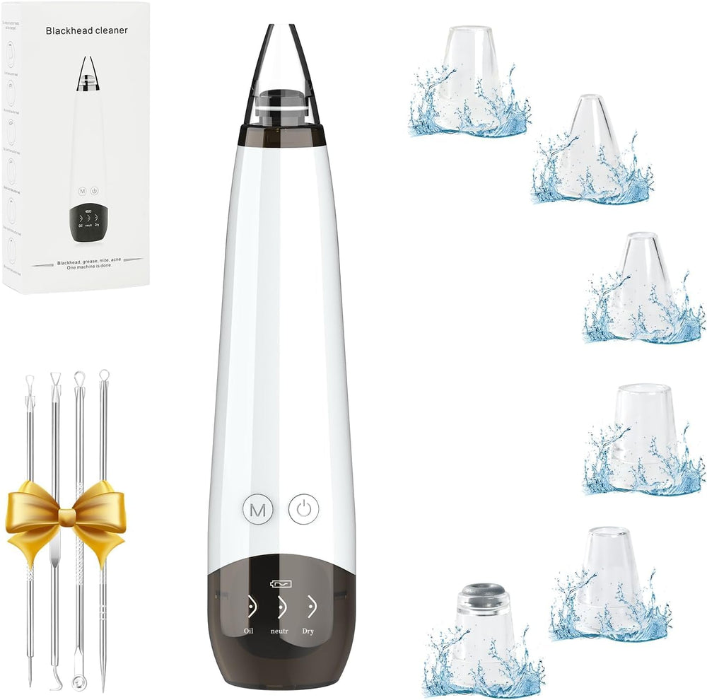 Gackoko Blackhead Remover suction level display enables customizable cleansing for your skin.