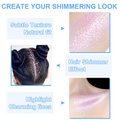 GADMLURY Glitter on clothes adds festival sparkle to outfits.