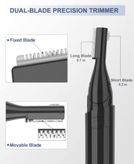 GAERUO Electric Eyebrow Trimmer with battery included for cordless convenience