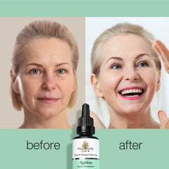 Gaia Body Care Bakuchiol Oil dropper close-up highlighting gentle collagen-boosting potential.