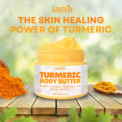 Ganskin turmeric face cream swirl texture highlights brightening daily routine