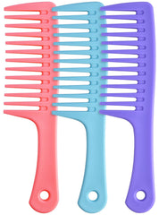 GAONSWOE wide-tooth comb closeup for gentle detangling with less breakage